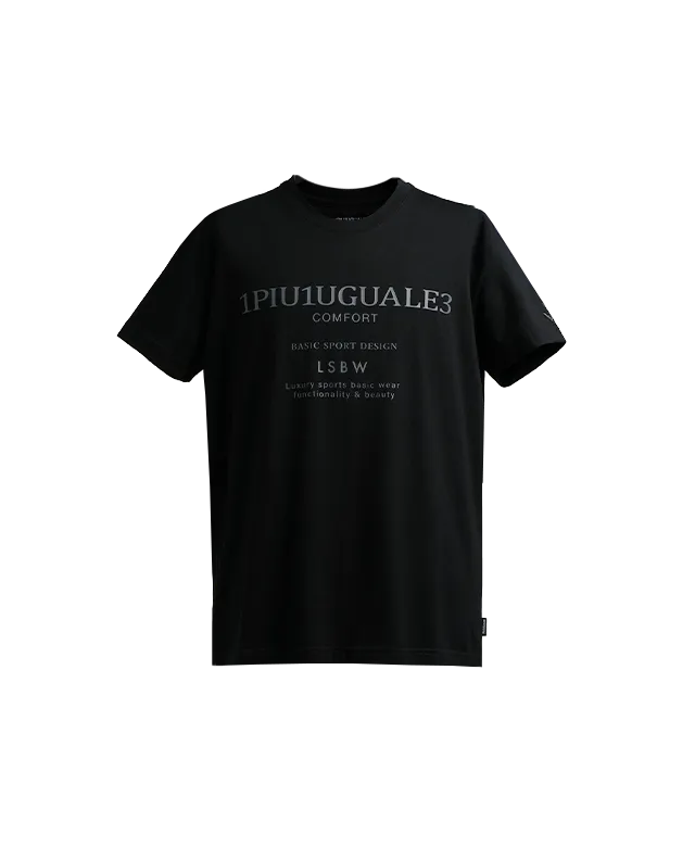 1PIU1UGUALE3 LIMITED CUTSEW BLACK