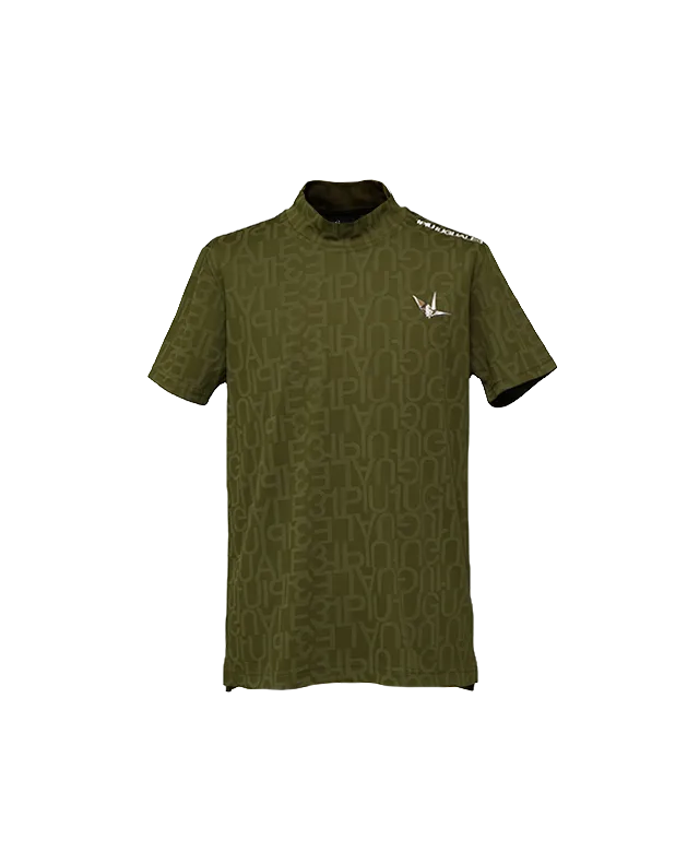 1piu1uguale3 GOLF JACQUARD MOCK NECK