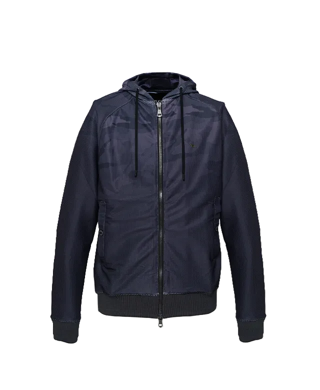 1PIU1UGUALE3 NEW ZIP UP CAMO PARKA