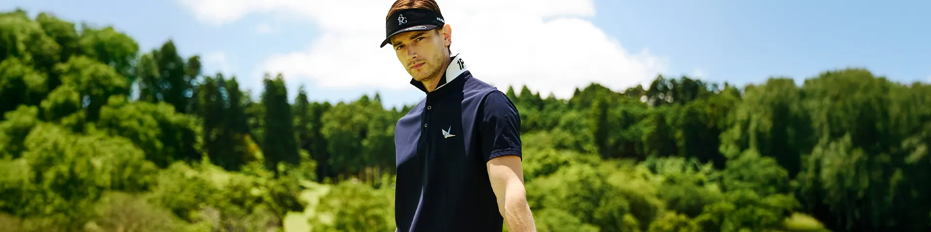 1piu1uguale3メンズゴルフ ポロシャツ・モックネック