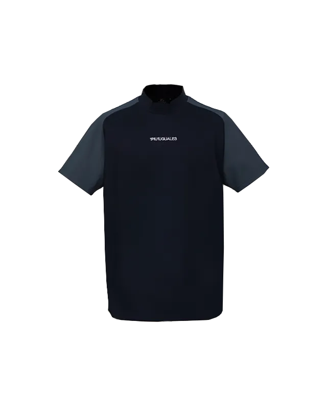 1piu1uguale3 GOLF RAGLAN MOCK NECK