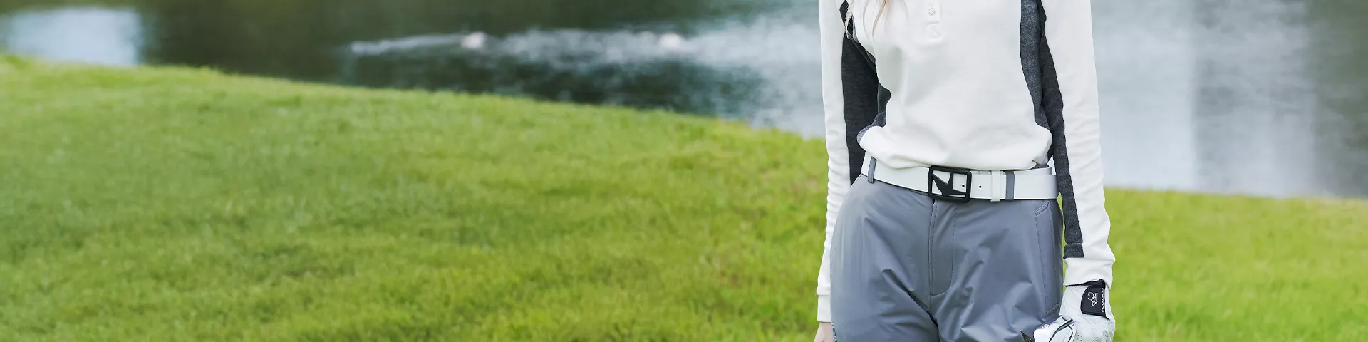 ベルト ゴルフ グッズ 白 黒 ユニセックス | 1PIU1UGUALE3 GOLF(ウノ