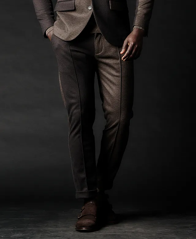 1PIU1UGUALE3 CRAZY COMFY CREASE SLACKS