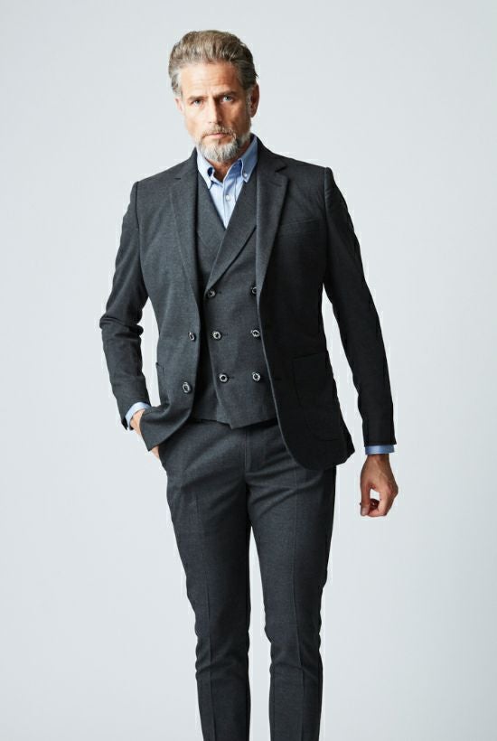 【美品】1piu1uguale3 RIBJACKETMRB054ネイビーサイズⅣ RIB JACKET［D.GRAY］ | VATOMCE | 1PIU1UGUALE3正規店