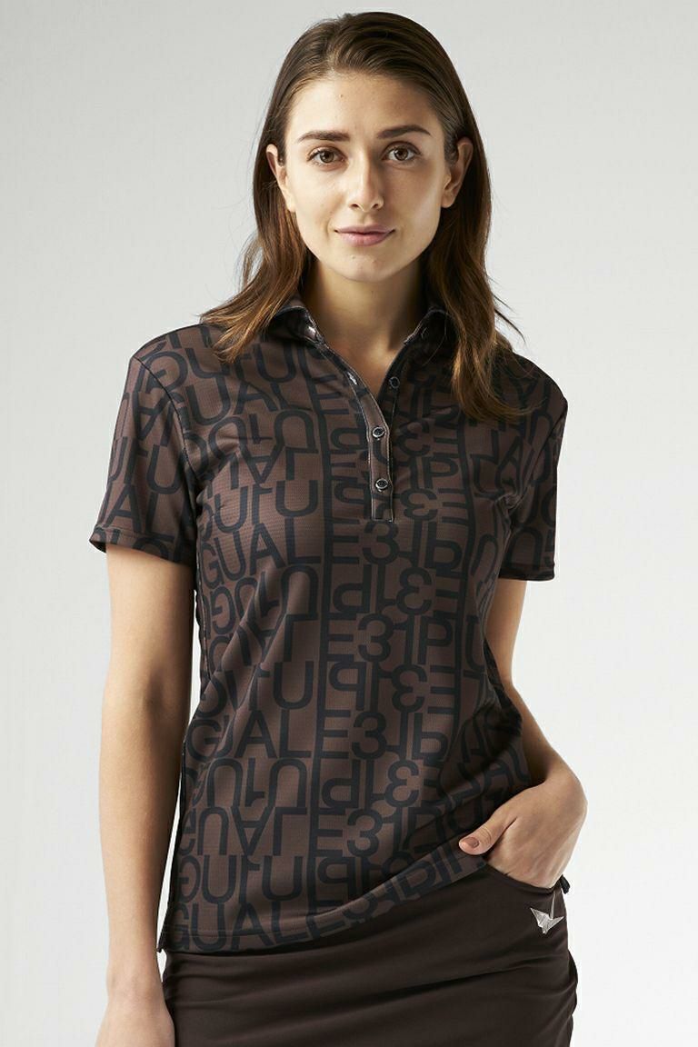 1piu1uguale3 LADIES' POLO SPORTS BORDER 1piu1uguale3 S/S POLO