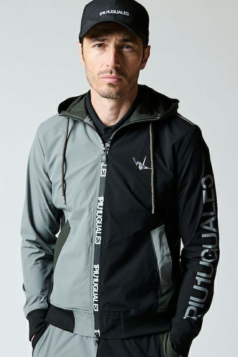 メンズウェア 1piu1uguale3 CRAZY WIND BREAKER HOODIE CRAZY WIND BREAKER HOODIE［BLACK］ | VATOMCE | 1PIU1UGUALE3正規店