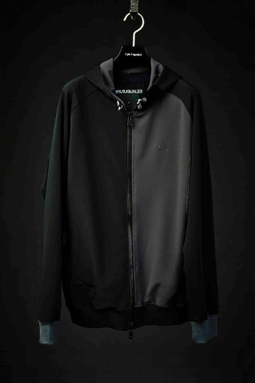 113 SPORT × THESAINT MAFIA CRAZY ZIP UP PARKA［BLACK/GRAY 