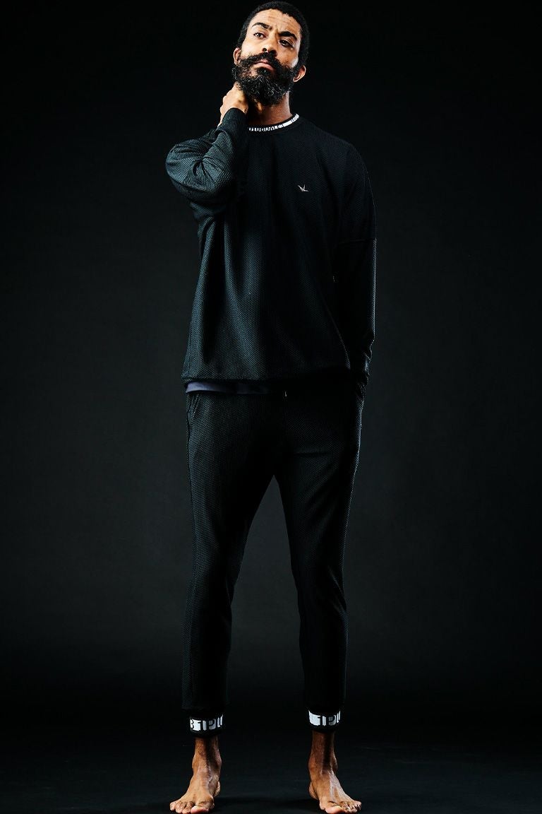 1piu1uguale3 113 SPORT TECHNICAL MESH Ⅳ 113 SPORT TECHNICAL MESH BLACK RIB［BLACK］ | VATOMCE