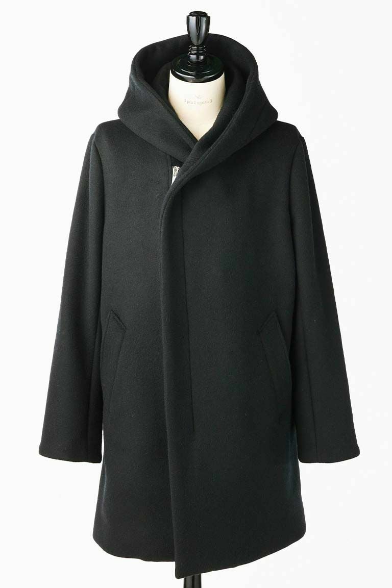 WRAP COAT［BLACK］ | VATOMCE | 1PIU1UGUALE3正規店