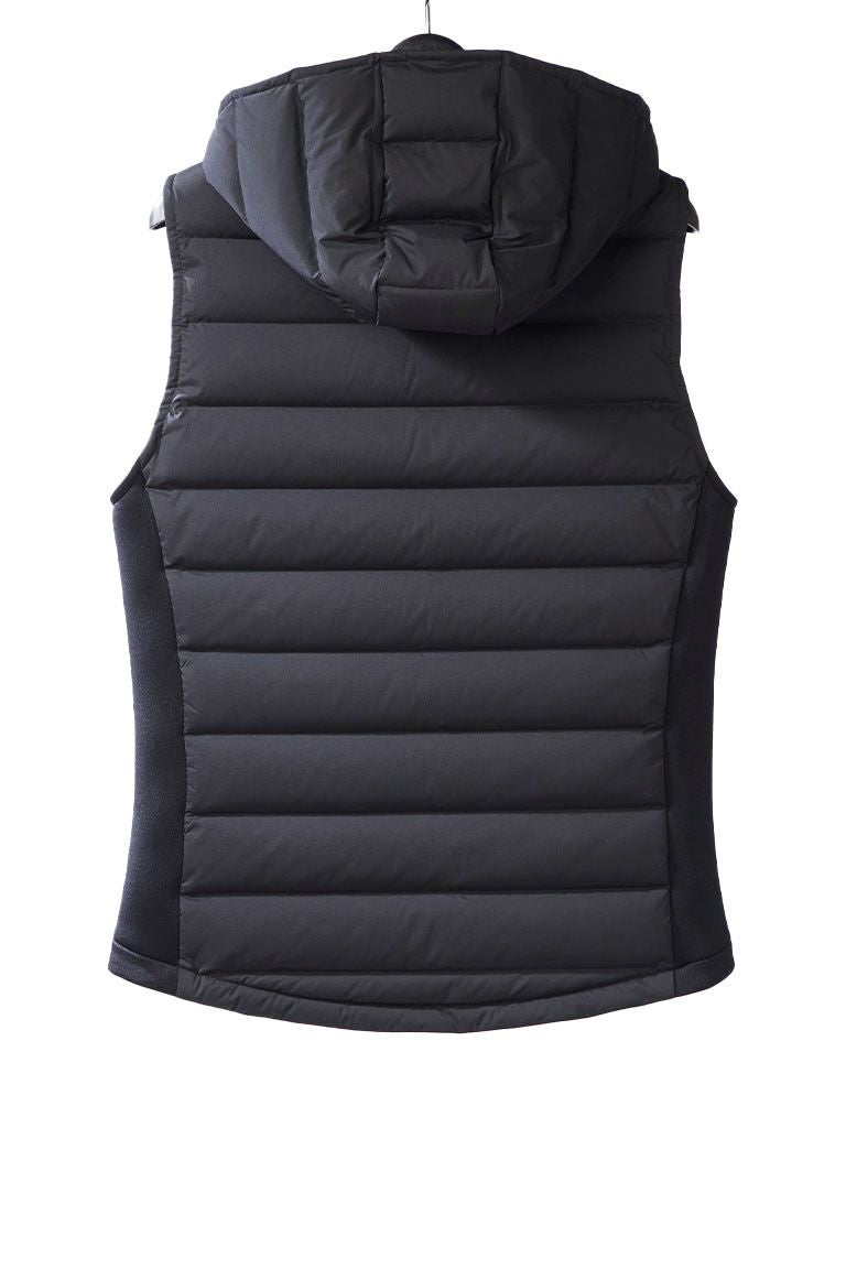 LADIES' HOODED DOWN VEST［BLACK］ | VATOMCE | 1PIU1UGUALE3正規店