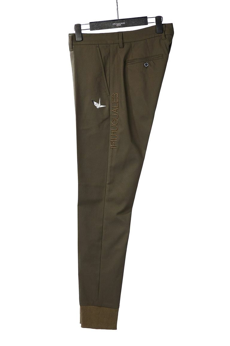 ★新品/定価8.3万★ 1PIU1UGUALE3 リブパンツ 5 カーキ RIB PANTS［BLACK］ | VATOMCE | 1PIU1UGUALE3正規店