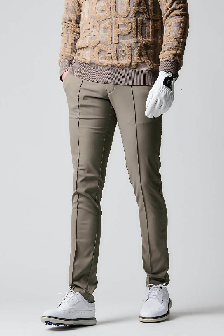 Y1 1piu1uguale3 CREASE SLACKS ［KHAKI］XL George Men's Straight Leg Khaki Pants Sizes 30-52 Cotton Blend