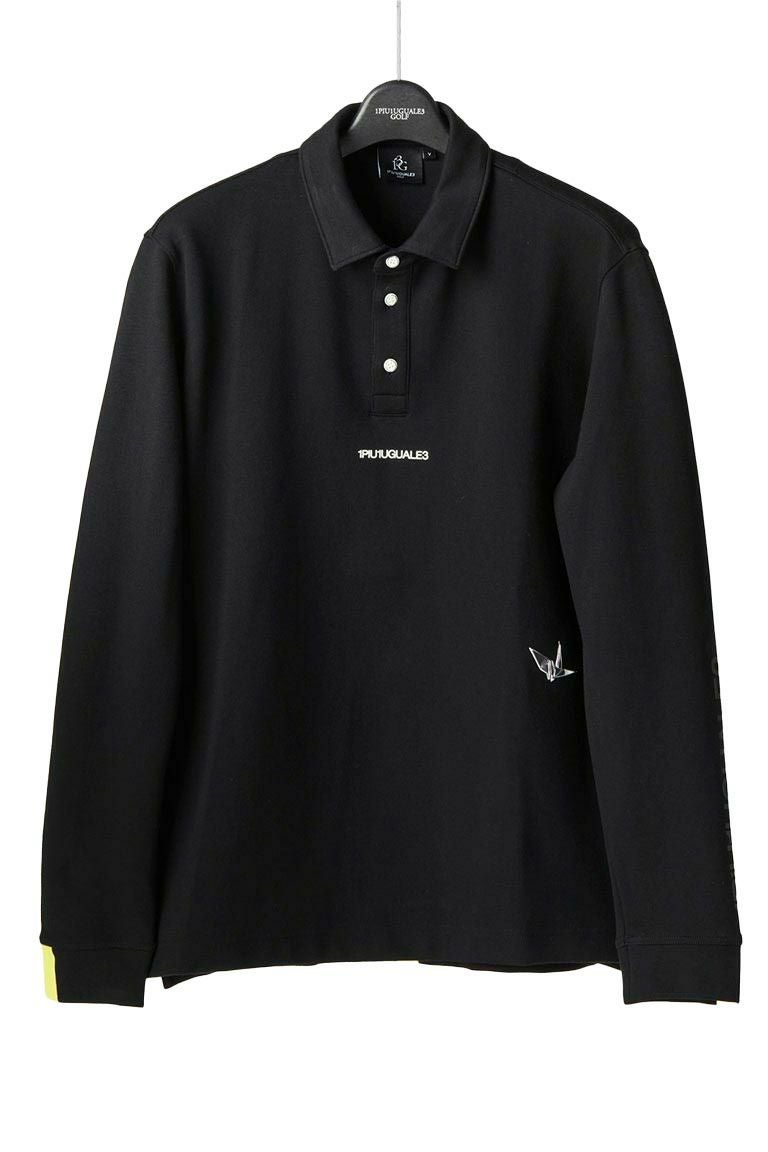 ADP L/S BACK LINE POLO ［BLACK］ | VATOMCE | 1PIU1UGUALE3正規店