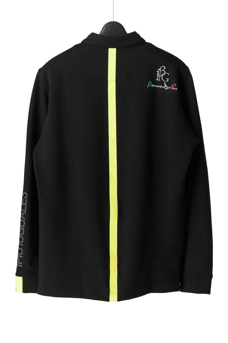 ★新品/定価4.4万★ 1PIU1UGUALE3 ADP ポロ 3 ブラック ADP L/S BACK LINE POLO ［BLACK］ | VATOMCE | 1PIU1UGUALE3正規店