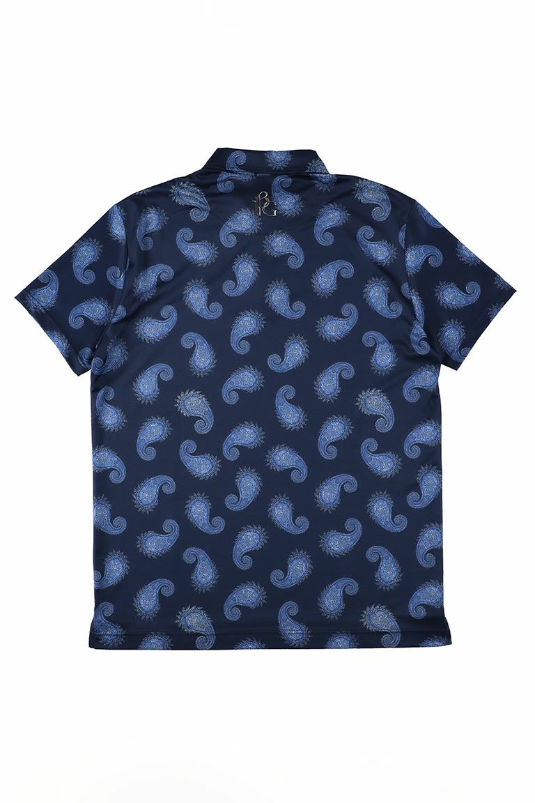 S/S POLO PAISLEY［NAVY］ | VATOMCE | 1PIU1UGUALE3正規店