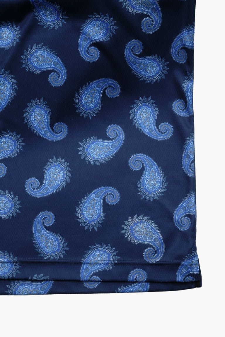 S/S POLO PAISLEY［NAVY］ | VATOMCE | 1PIU1UGUALE3正規店