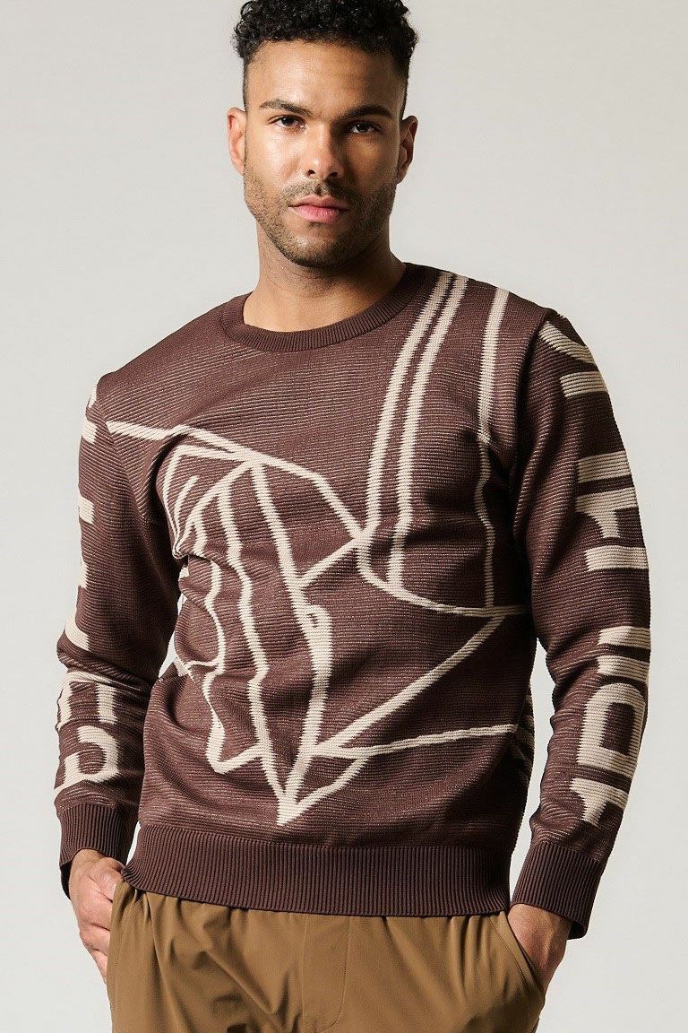 CREW NECK［BROWN］ | VATOMCE | 1PIU1UGUALE3正規店