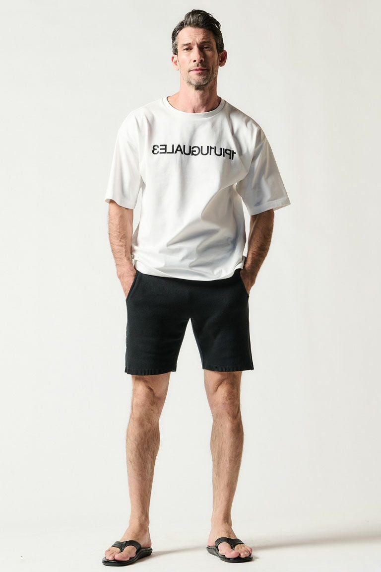 1piu1uguale3 パンツ |MRK217-COT313-99 113 SHORTS［BLACK］