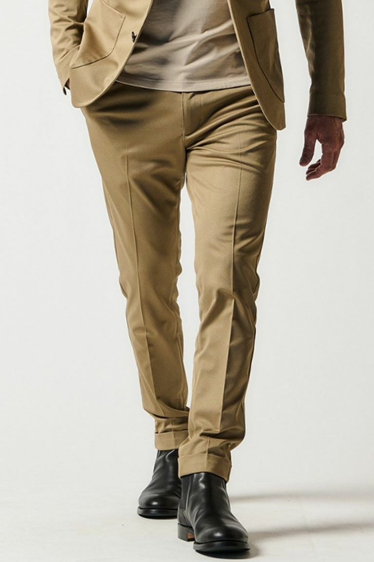 【なぽり】1piu1uguale3 RIB SLACKS RIB SLACKS［BEIGE］ | VATOMCE | 1PIU1UGUALE3正規店