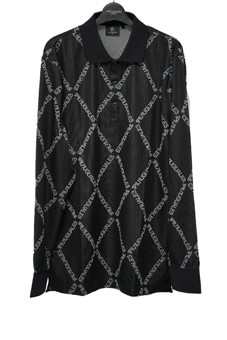 113 GOLF ARGYLE LOGO L&frasl;S POLO × HIROKUNI TOGA Vol.11［BLACK