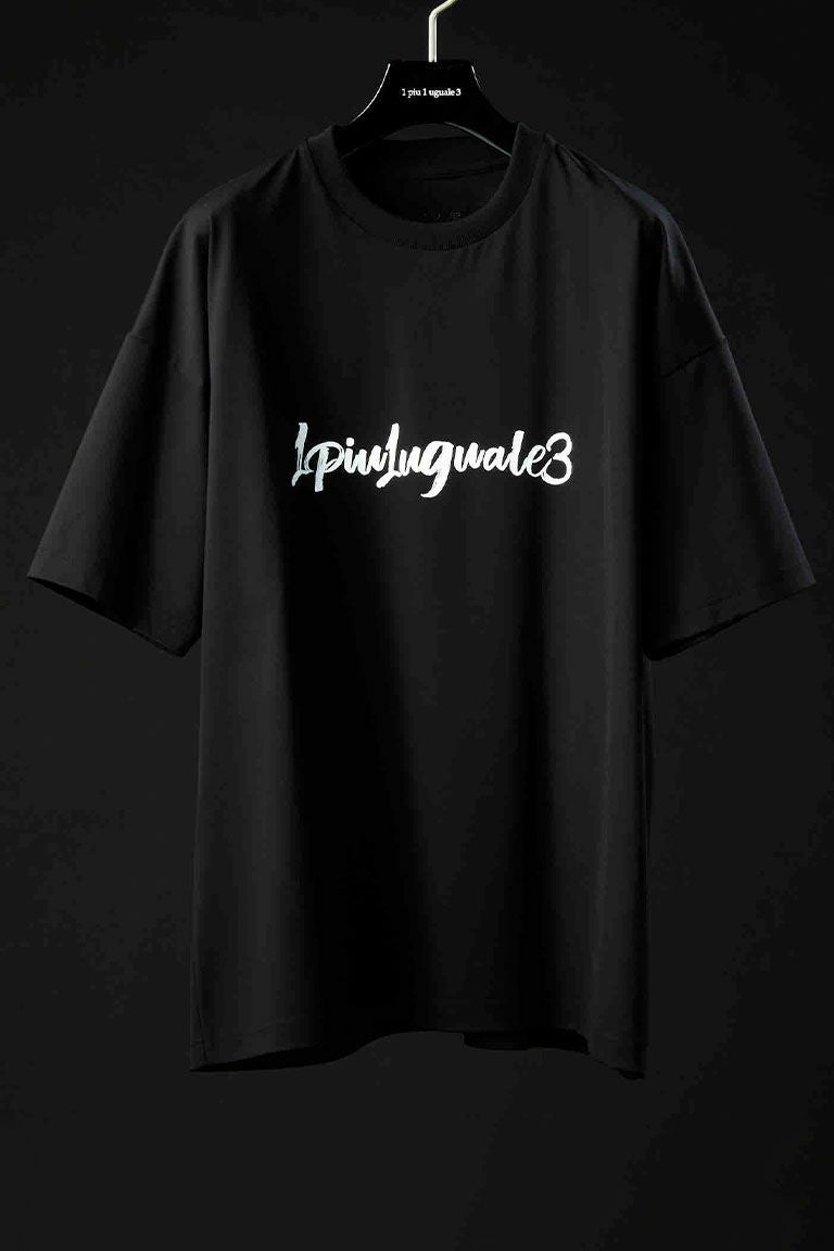 113 SPORT×THESAINT MAFIA BIG CREW FRONT AND BACK SIGN［BLACK