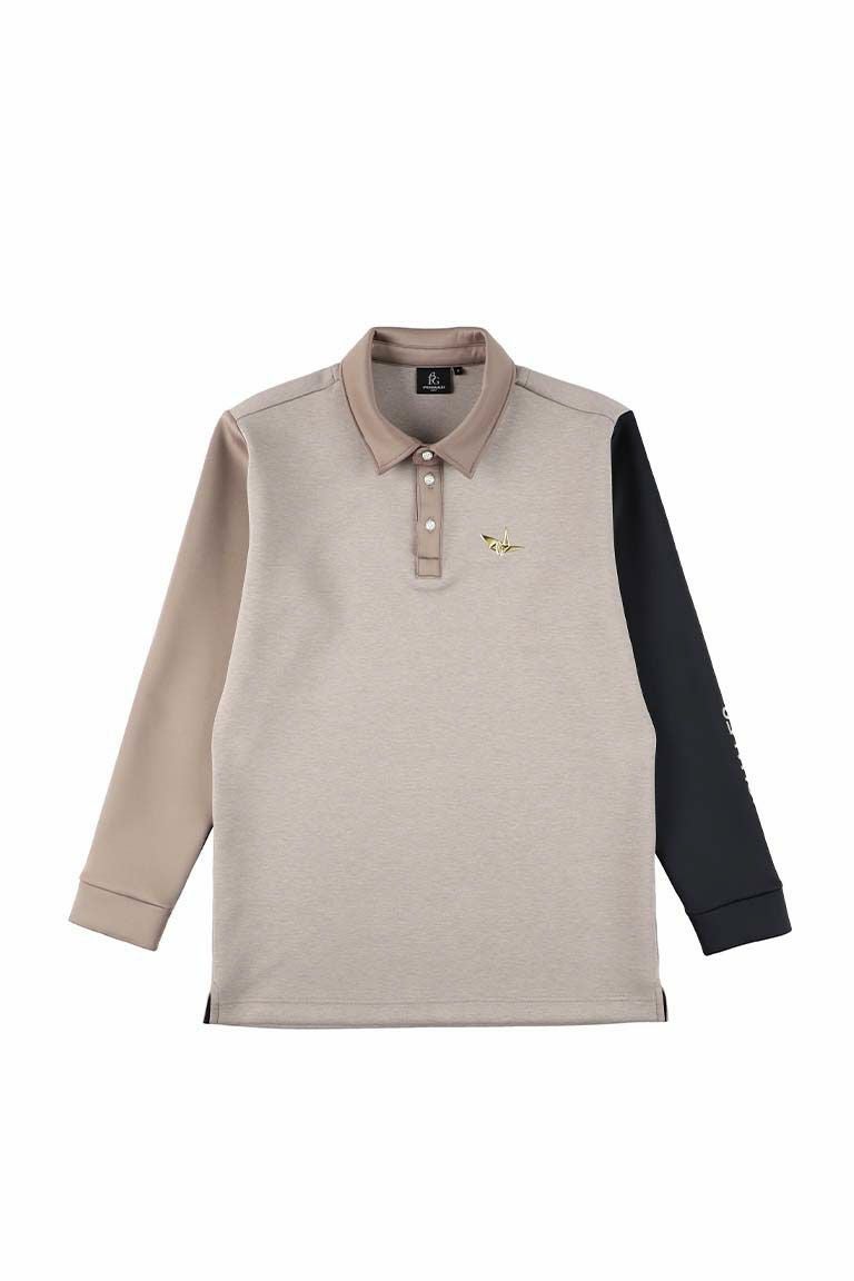 1PIU1UGUALE3 サイズⅤ （L） GOLFシャツ　CRAZY L/S POLO CRAZY［BEIGE］ | VATOMCE | 1PIU1UGUALE3正規店