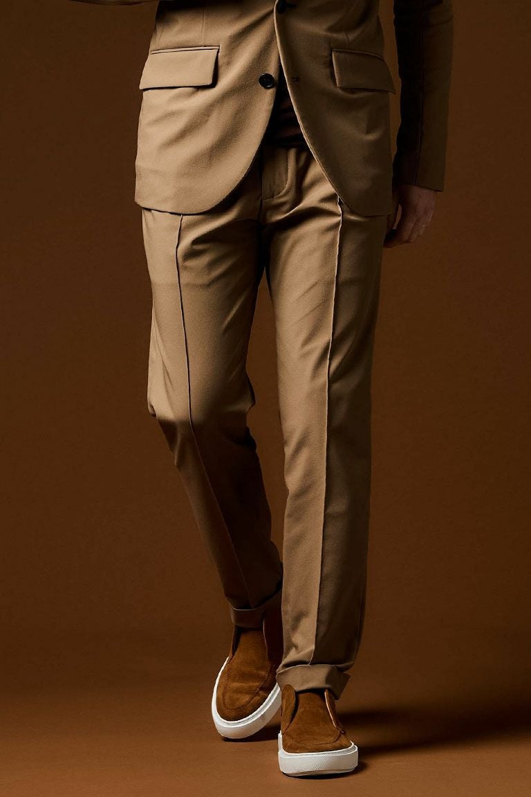 CREASE SLACKS［BEIGE］ | VATOMCE | 1PIU1UGUALE3正規店