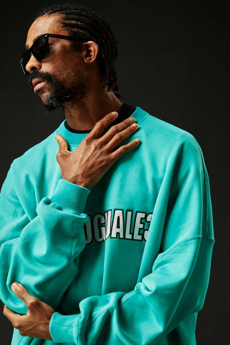 113 SPORT×THESAINT MAFIA HEAVY FRENCH BIG CREW PO［TURQUOISE