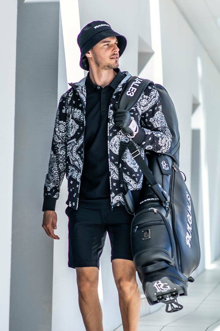 PATTERN ZIP PARKER［BLACK］ | VATOMCE | 1PIU1UGUALE3正規店