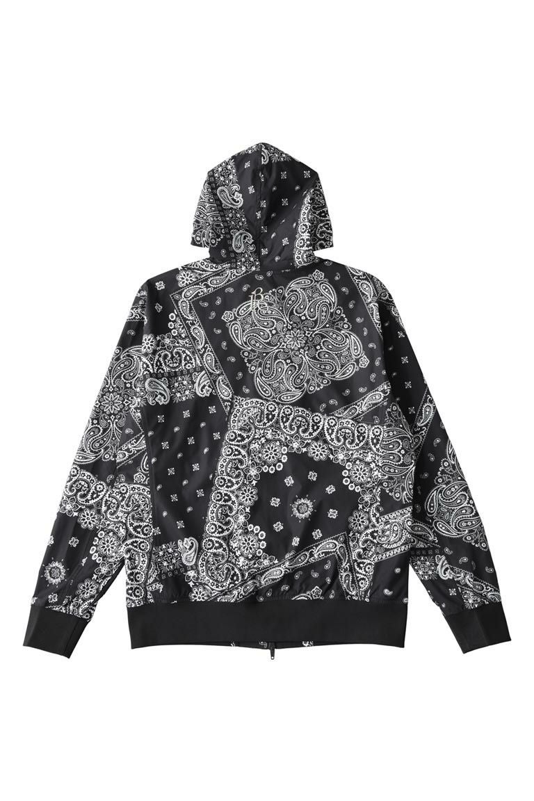 PATTERN ZIP PARKER［BLACK］ | VATOMCE | 1PIU1UGUALE3正規店