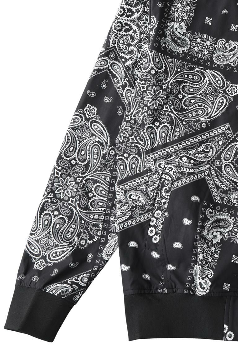 PATTERN ZIP PARKER［BLACK］ | VATOMCE | 1PIU1UGUALE3正規店