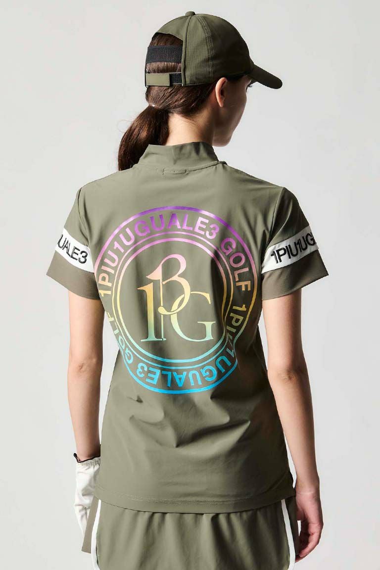 LADIES' S/S MOCK NECK SPORTS［KHAKI］ | VATOMCE | 1PIU1UGUALE3正規店