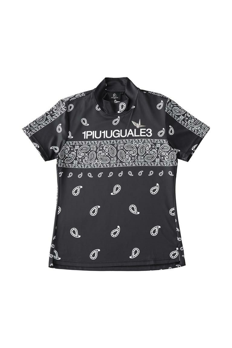 LADIES' S/S MOCK NECK BANDANA［BLACK］ | VATOMCE | 1PIU1UGUALE3正規店
