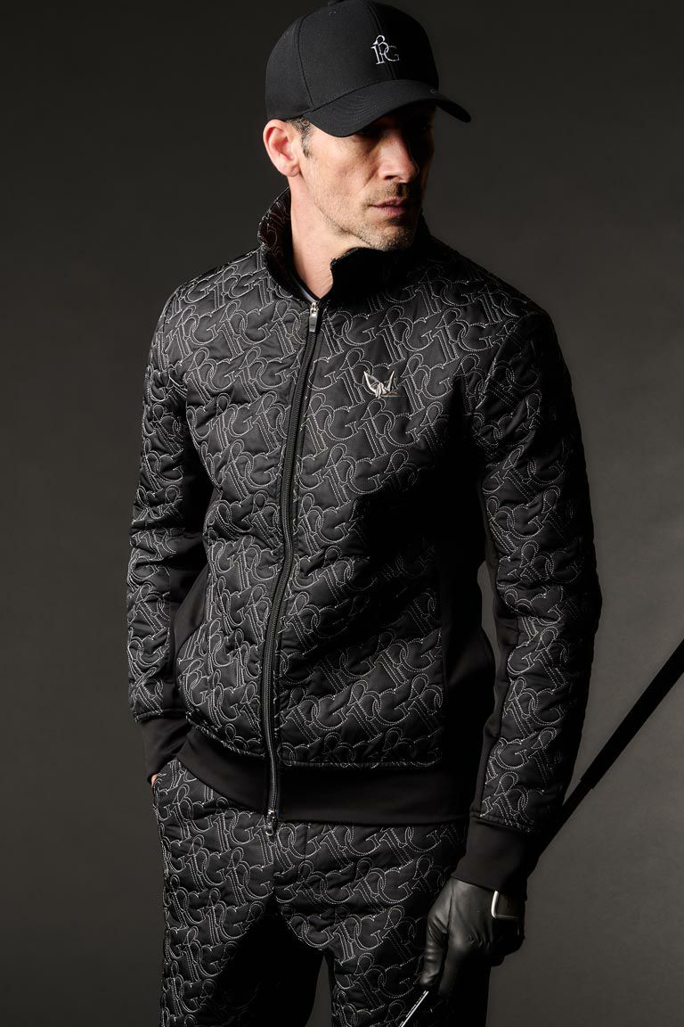 PATTERN ZIP PARKER［BLACK］ | VATOMCE | 1PIU1UGUALE3正規店