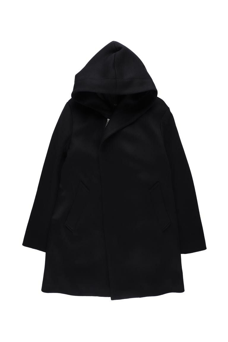 WRAP HOODED COAT［BLACK］ | VATOMCE | 1PIU1UGUALE3正規店