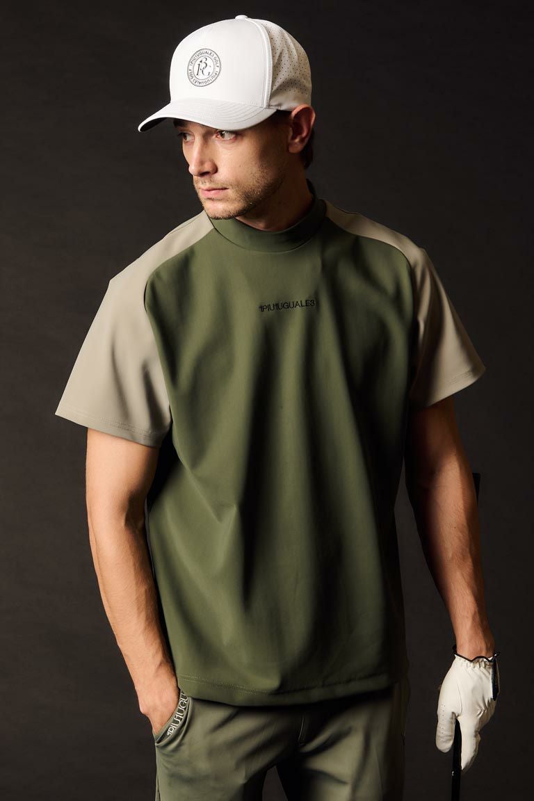 RAGLAN MOCK NECK［KHAKI］ | VATOMCE | 1PIU1UGUALE3正規店