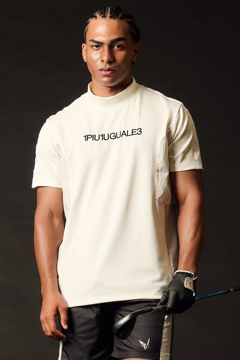 メンズウェア 1PIU1UGUALE3 GOLF CRAZY R-NECK SNEED JAC 1PIU1UGUALE3 GOLF ウノピゥウノウグァーレトレ ゴルフ SNEED JACK