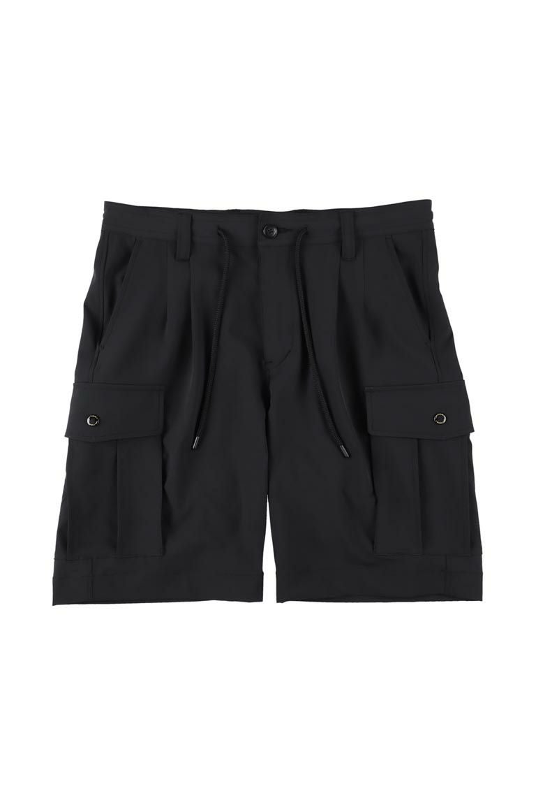 BLACK 1PIU1UGUALE3 パンツ MILITARY ショートパンツ 1piu1uguale3 SHORTS CARGO パンツ