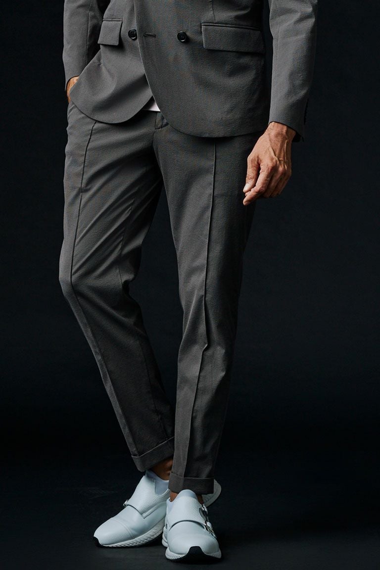 CREASE SLACKS［D.BROWN］ | VATOMCE | 1PIU1UGUALE3正規店