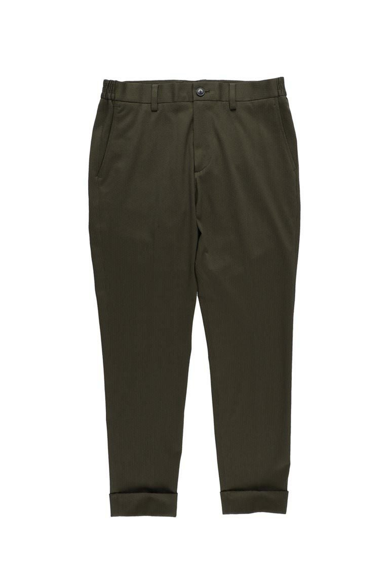CREASE SLACKS［KHAKI］ | VATOMCE | 1PIU1UGUALE3正規店