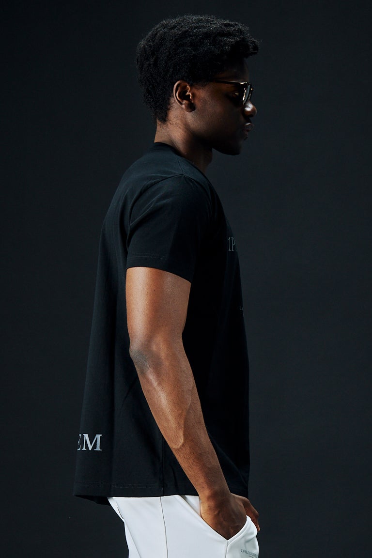 113 SPORT LIMITED COMFORT S/S TAG CREW［BLACK］ | VATOMCE