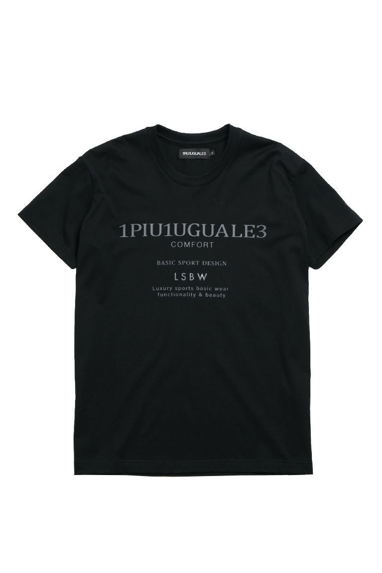 113 SPORT LIMITED COMFORT S/S TAG CREW［BLACK］ | VATOMCE