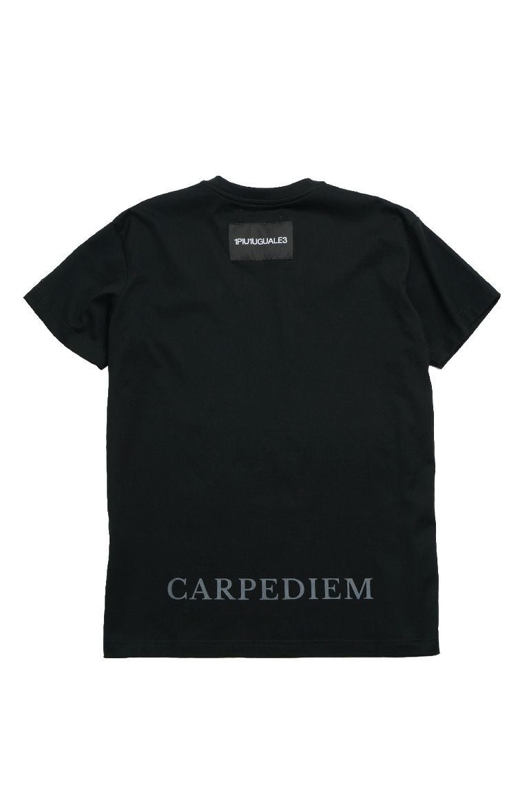113 SPORT LIMITED COMFORT S/S TAG CREW［BLACK］ | VATOMCE