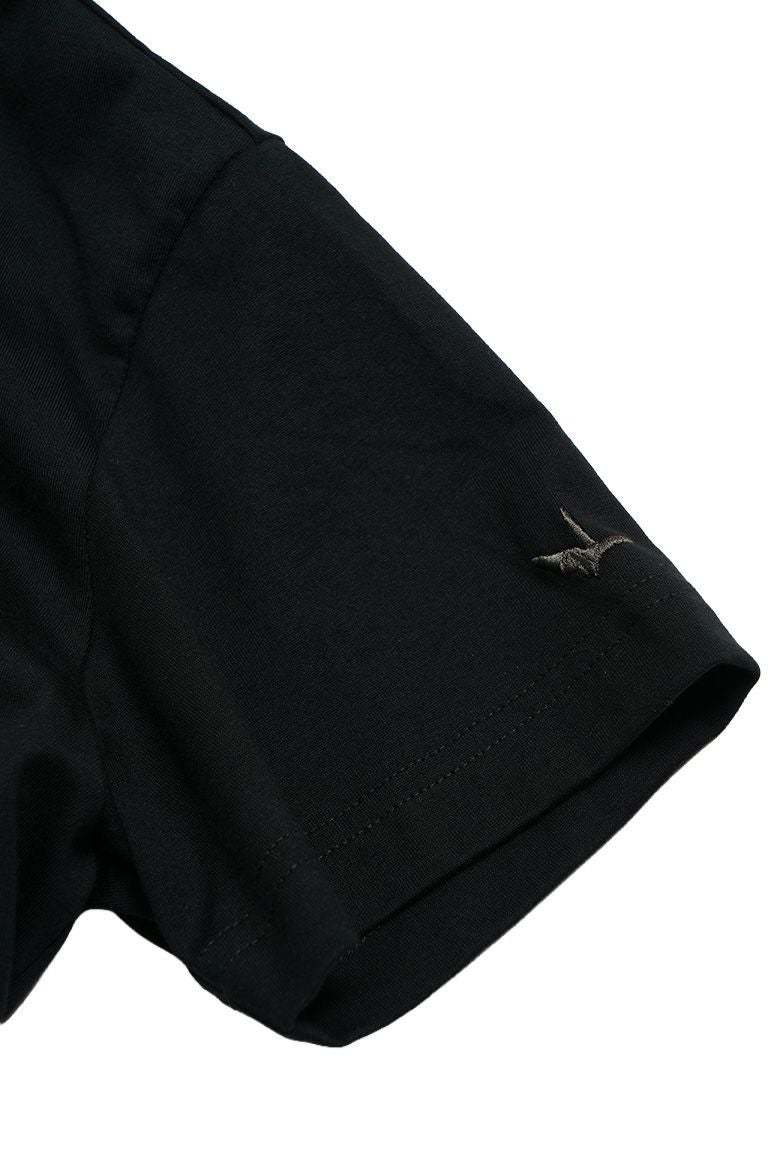 113 SPORT LIMITED COMFORT S/S TAG CREW［BLACK］ | VATOMCE