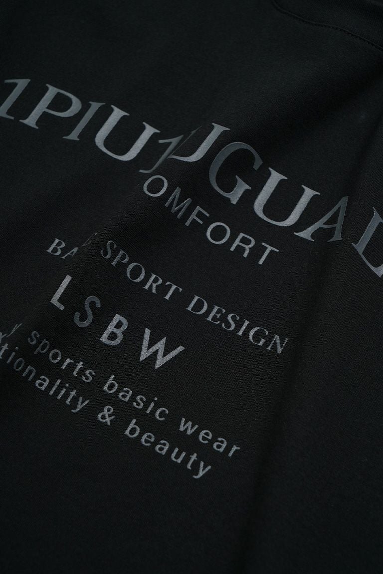 113 SPORT LIMITED COMFORT S/S TAG CREW［BLACK］ | VATOMCE