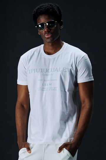 113 SPORT LIMITED COMFORT S/S TAG CREW［WHITE］ | VATOMCE 