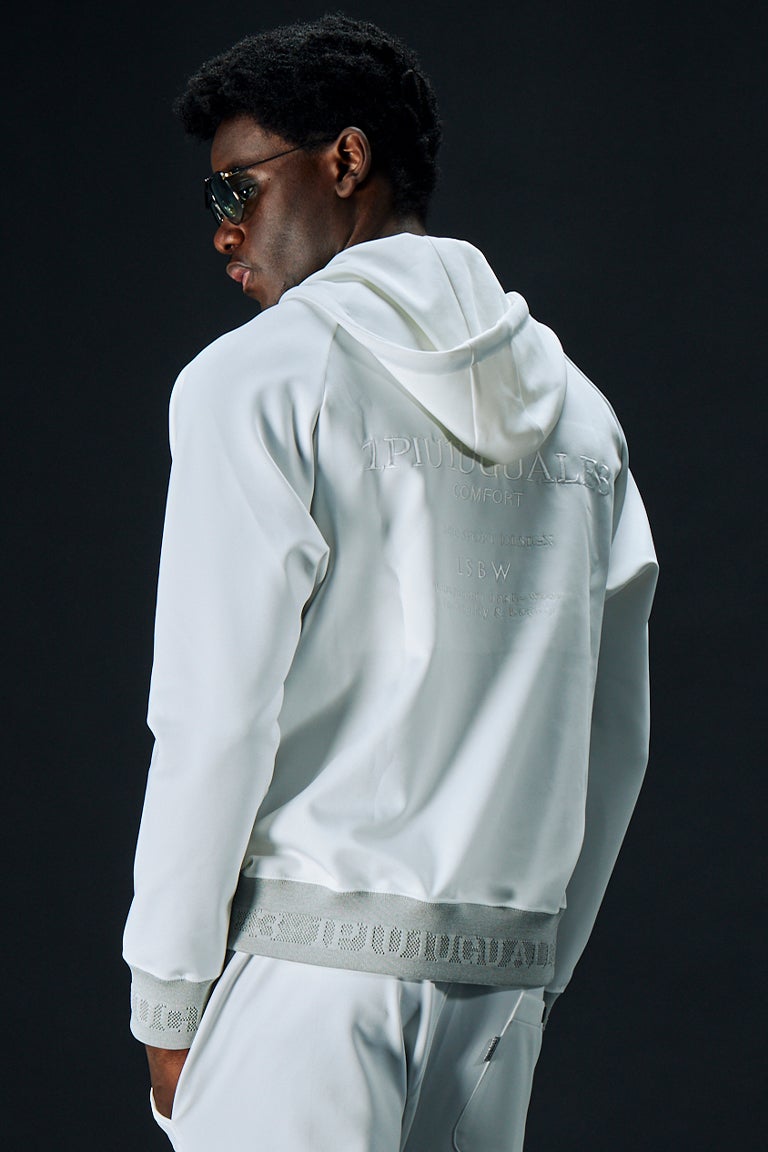 113 SPORT LIMITED COMFORT 2-TONE ZIP UP PARKA［WHITE］ | VATOMCE