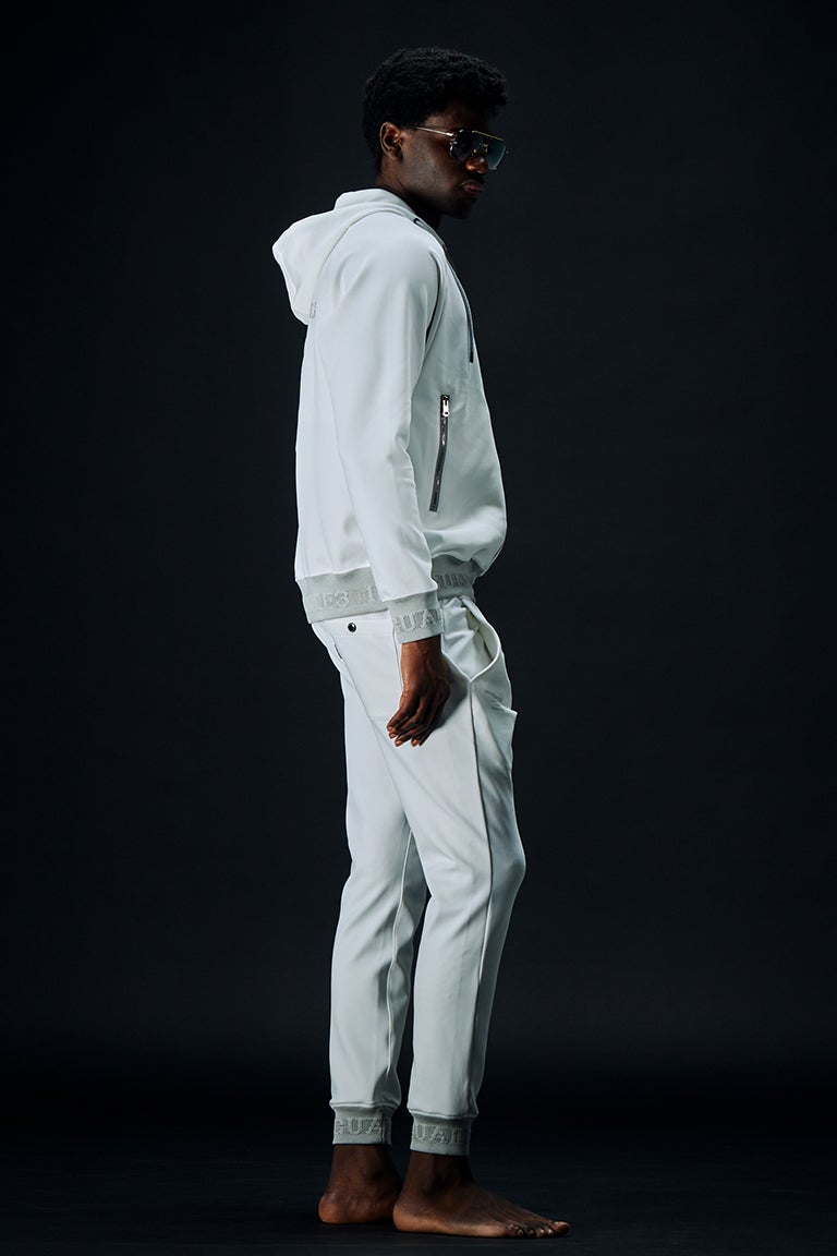 113 SPORT LIMITED COMFORT 2-TONE ZIP UP PARKA［WHITE］ | VATOMCE