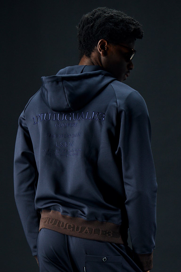 113 SPORT LIMITED COMFORT 2-TONE ZIP UP PARKA［NAVY］ | VATOMCE