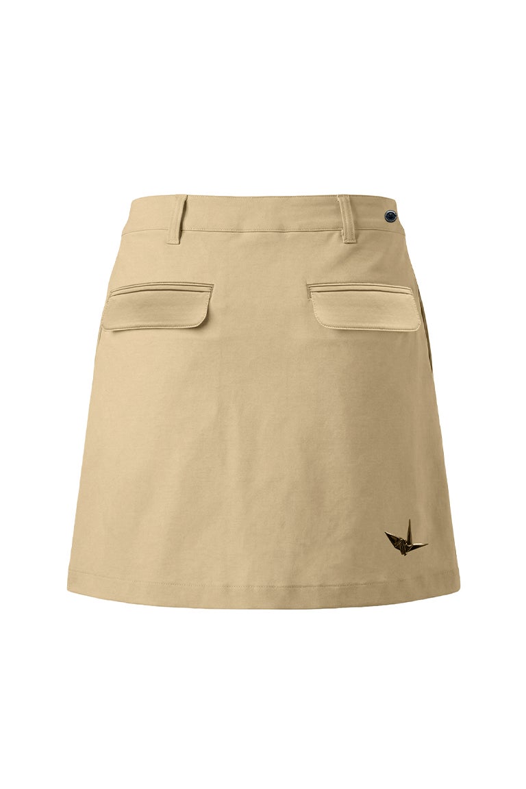 LADIES' BACK PLEATS SKIRT［BEIGE］8月入荷予定 | VATOMCE